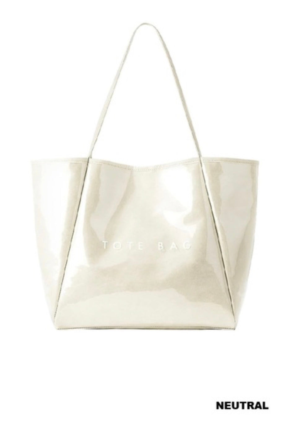 PVC Kraft Weekender Tote Bag-Neutral