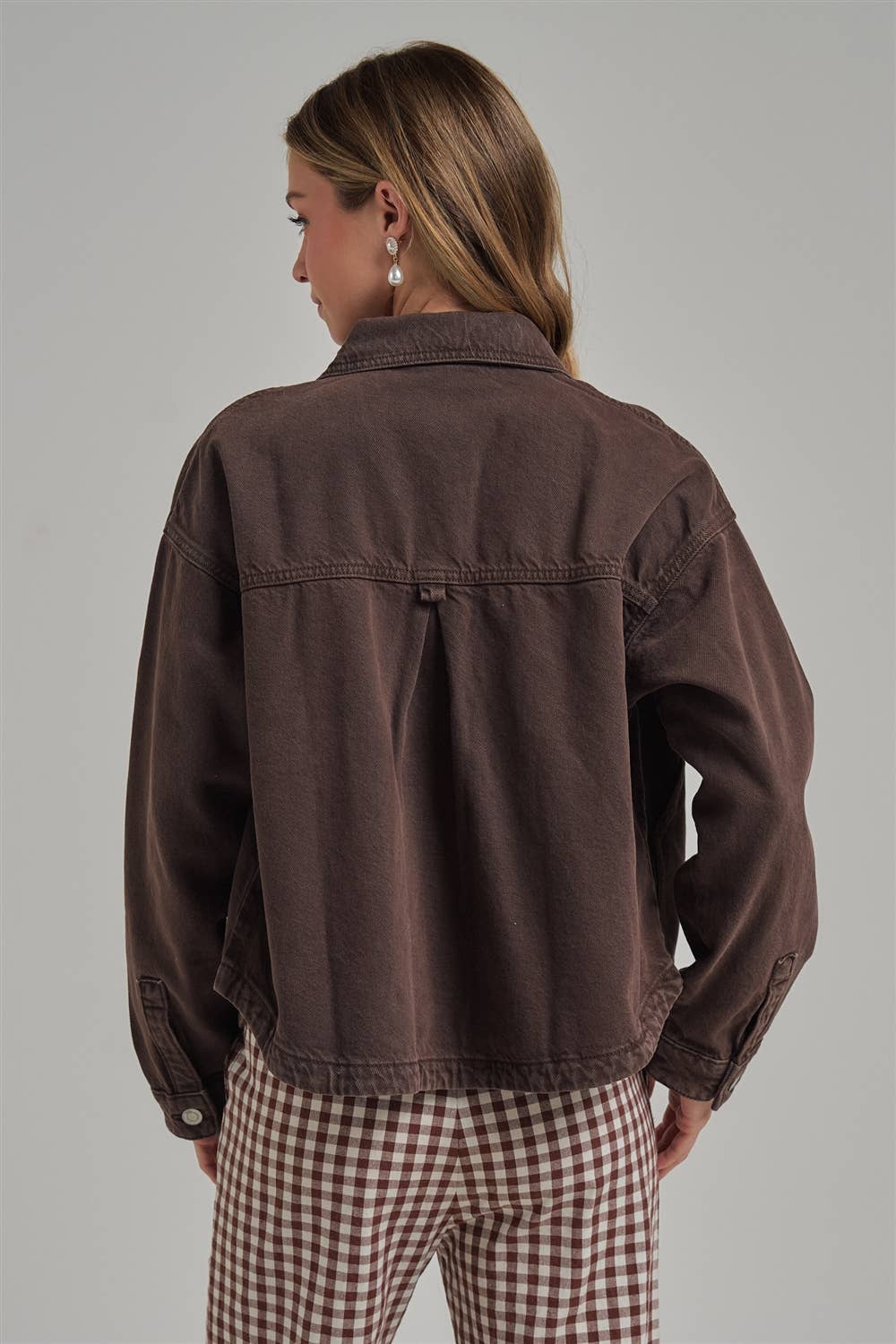 WASH FALL JACKET BIG FRONT PATCH POCKETS