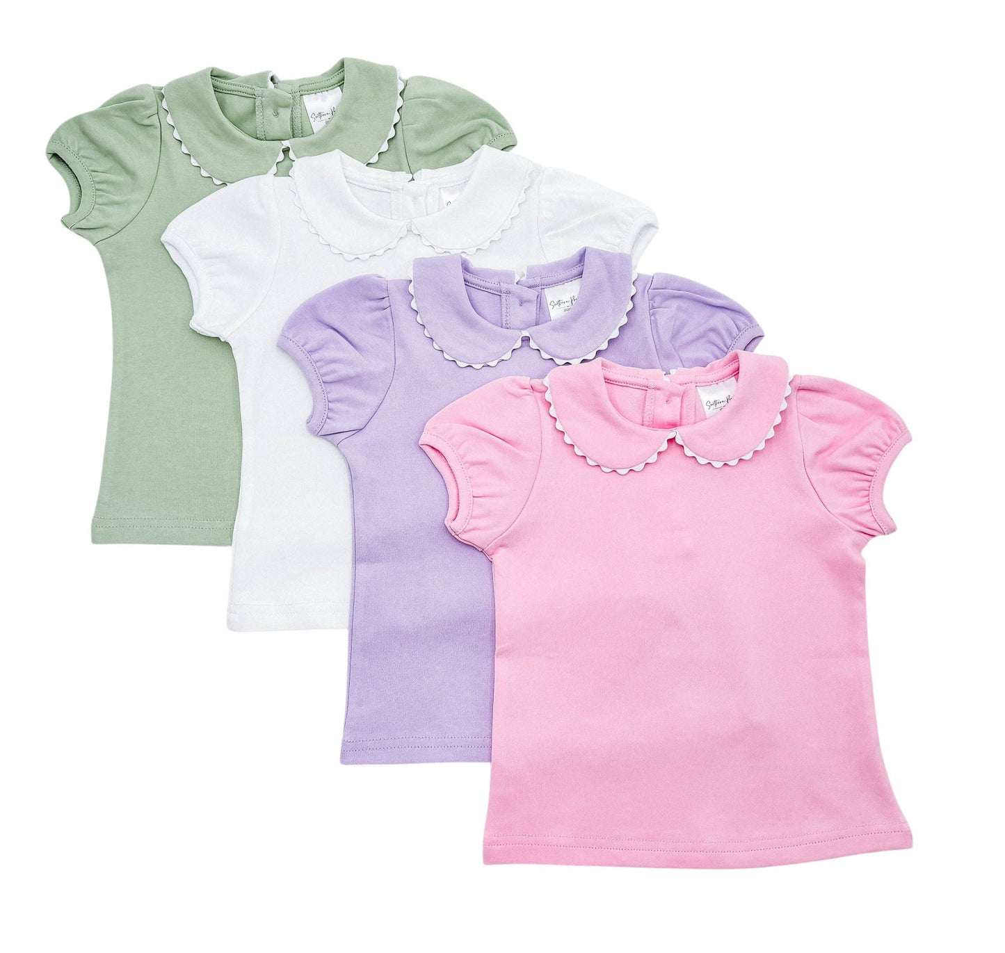 SS Scalloped Collared Shirt