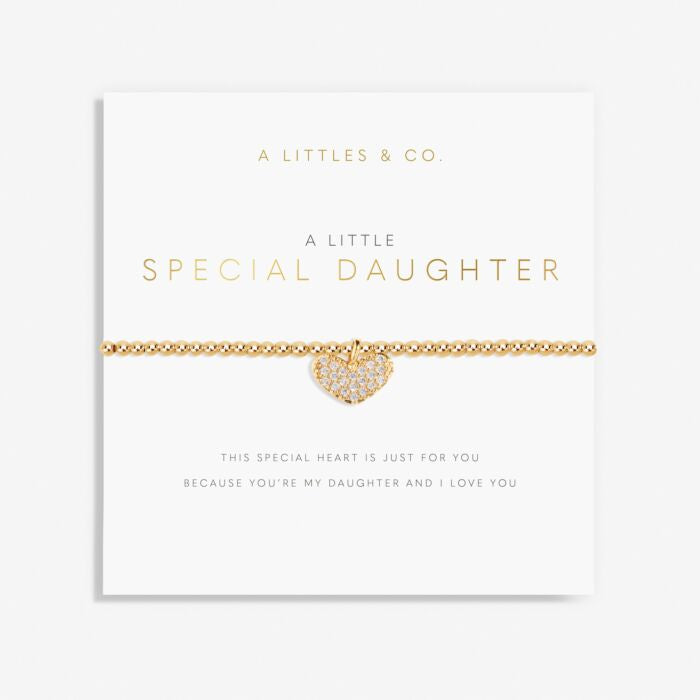 Gold A Little 'Special Daughter' Bracelet