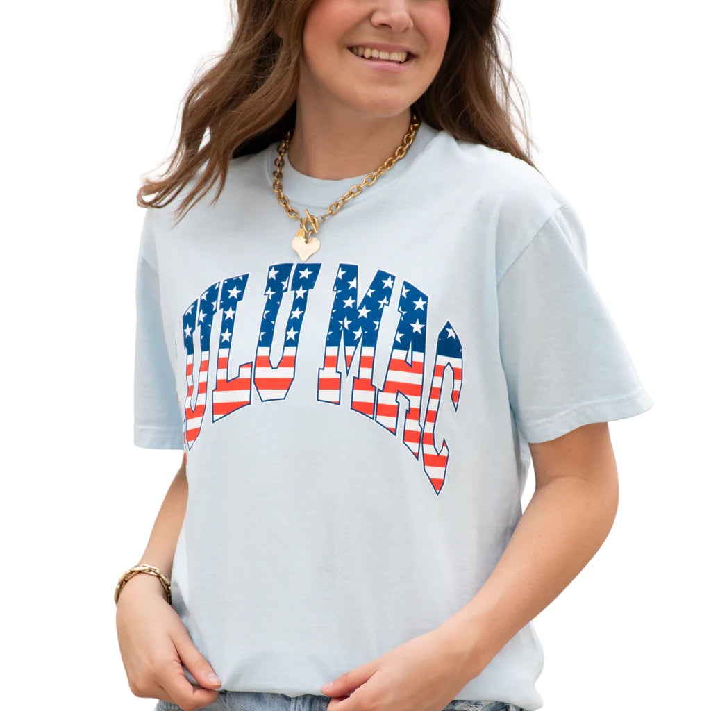 LLM Blue Red White Blue Stars