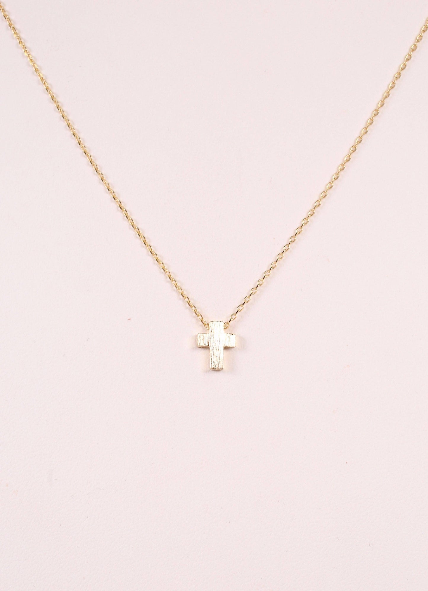 Charmie Petite Cross Necklace GOLD