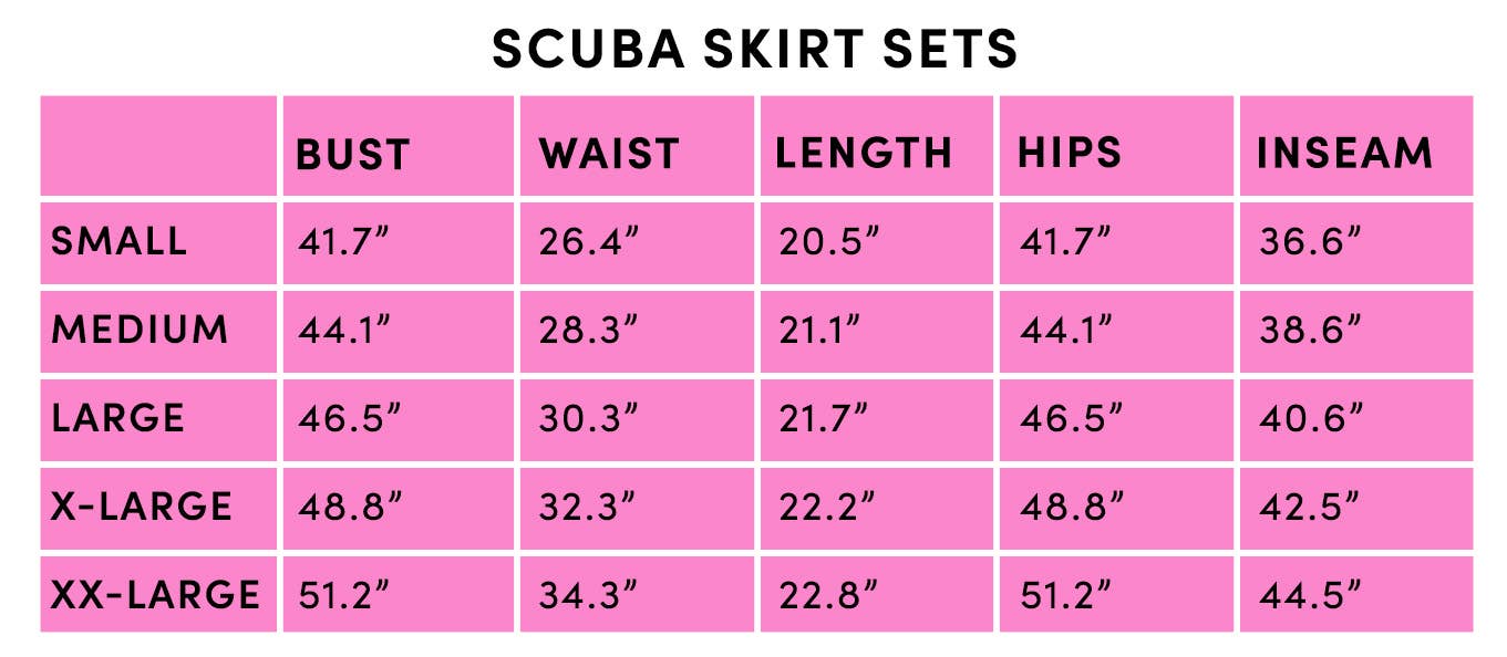 Contrast Top and Skirt Set
