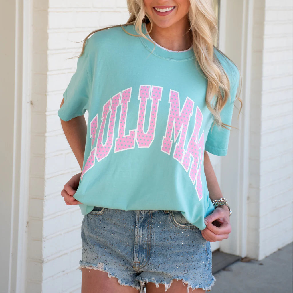 LLM- Youth Chalky Mint Poka Dot