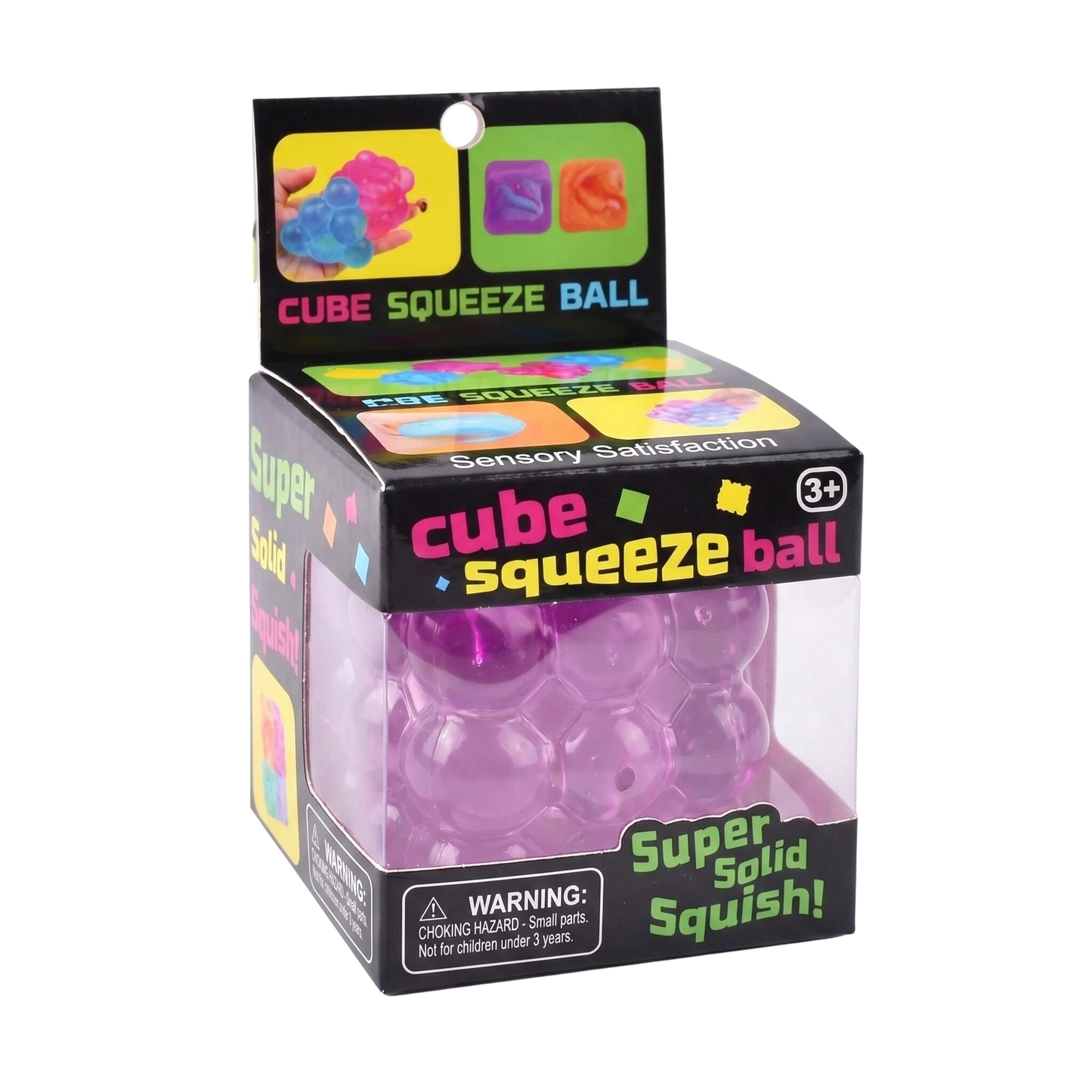 Rubik's Cube Slow Rising Stress Relief Squeeze Toy Boxed Set