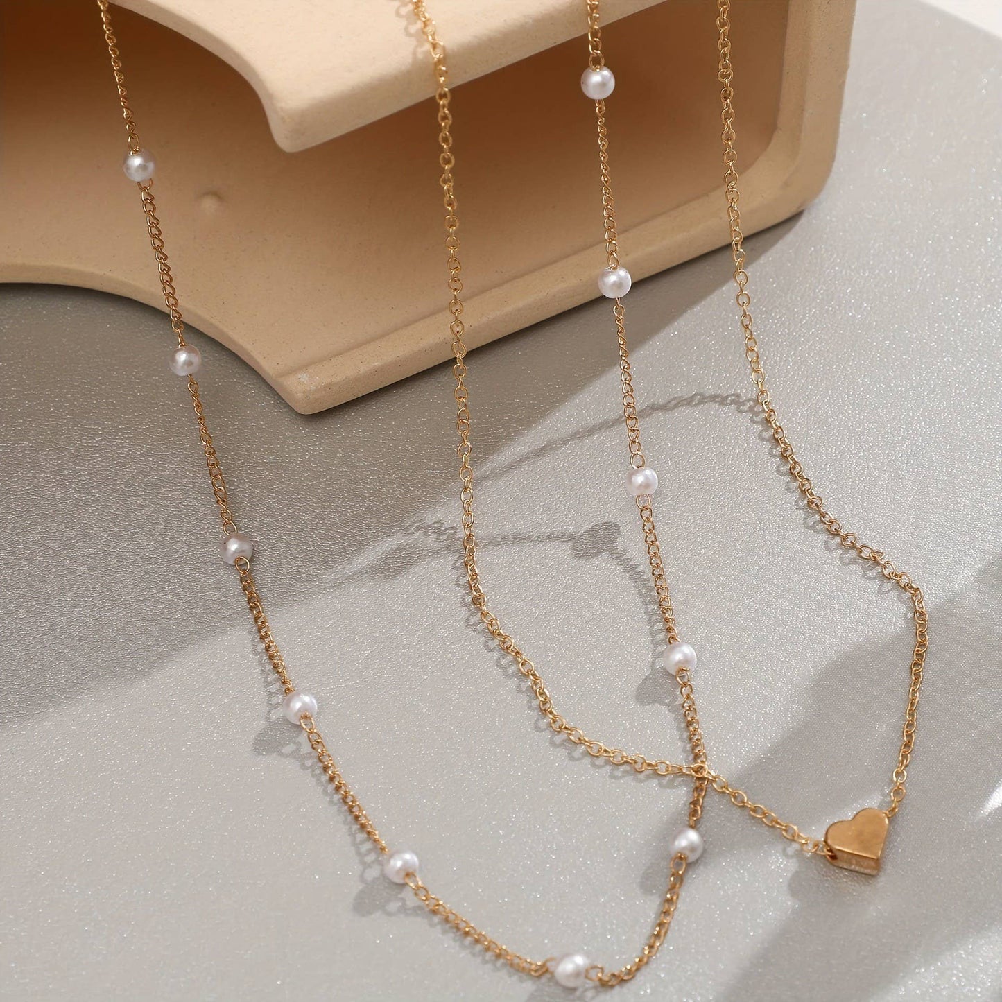 HEART LAYERED NECKLACE