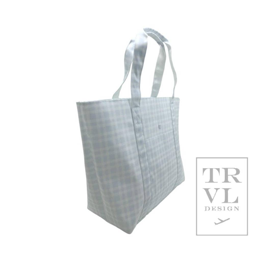 Jumbo Tote -Tote Pimlico Plaid Blue