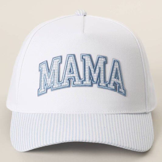 MAMA Gingham Trucker Hat