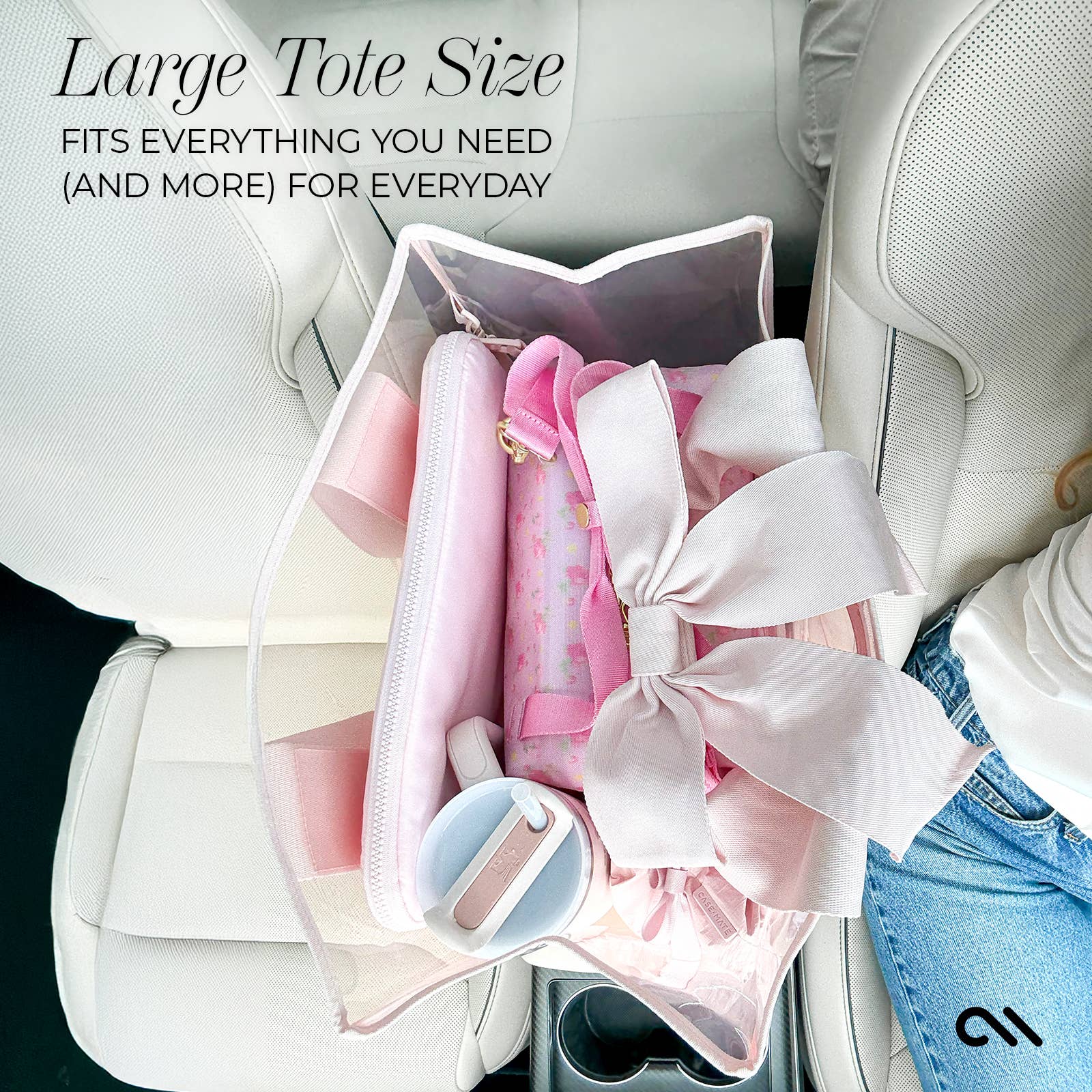 Case-Mate Pink Jelly Tote Bag