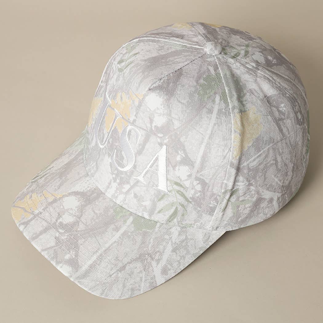 USA Camo Print Hat
