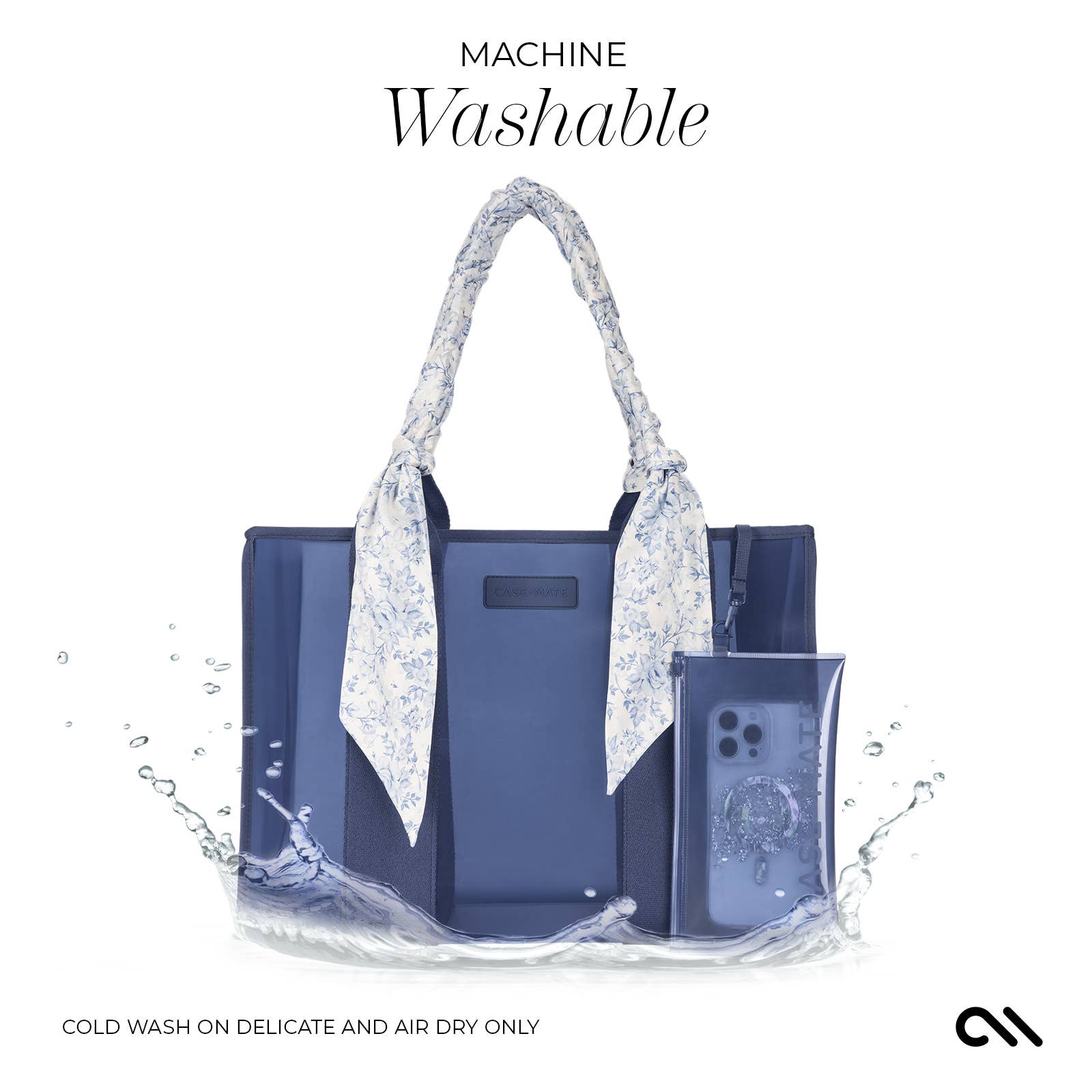 Case-Mate Navy Tote Bag