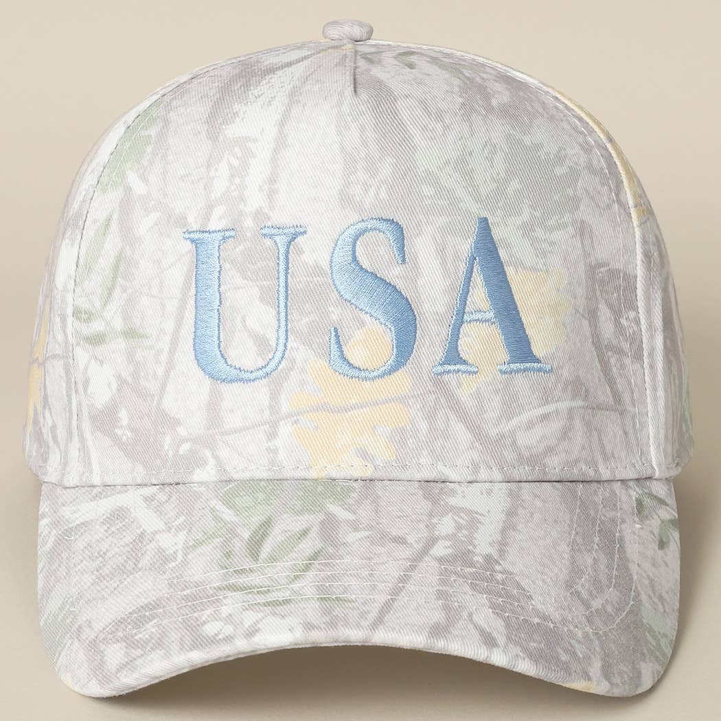 USA Camo Print Hat