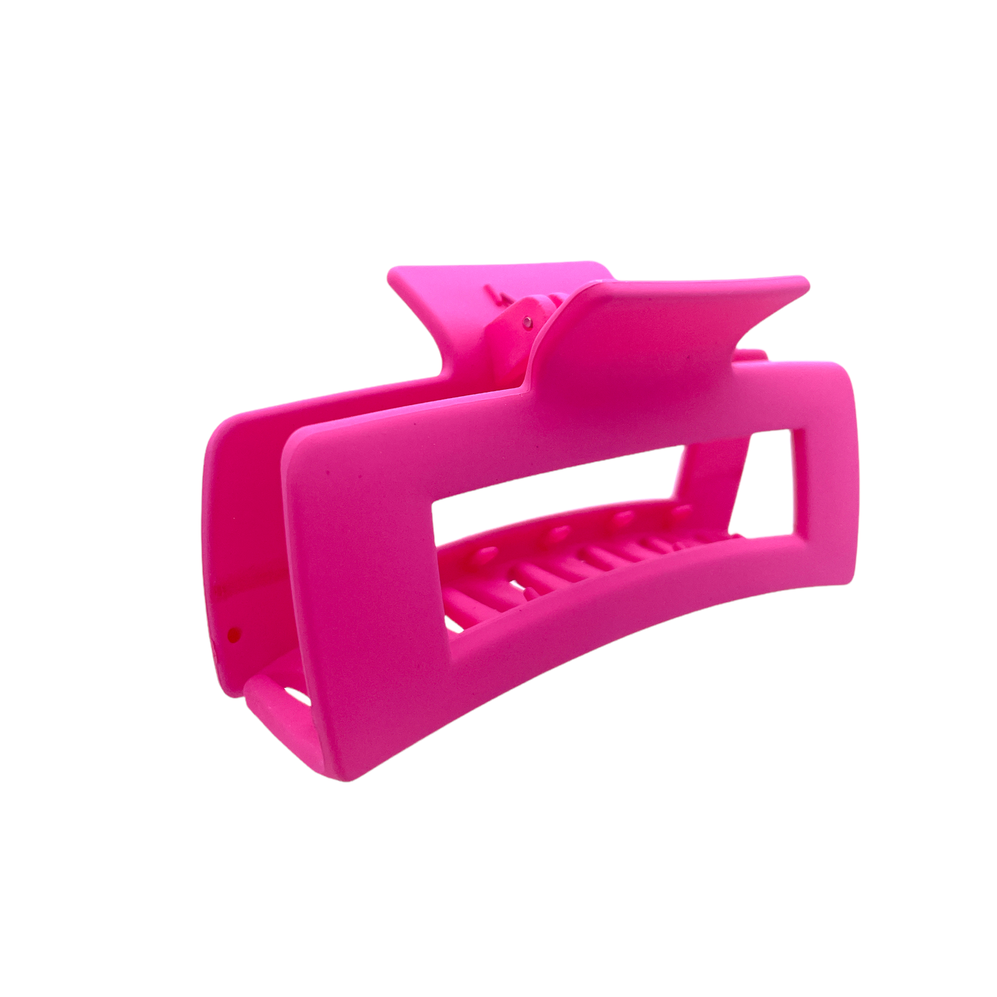 Large Rectangle Hair Clip-Pink
