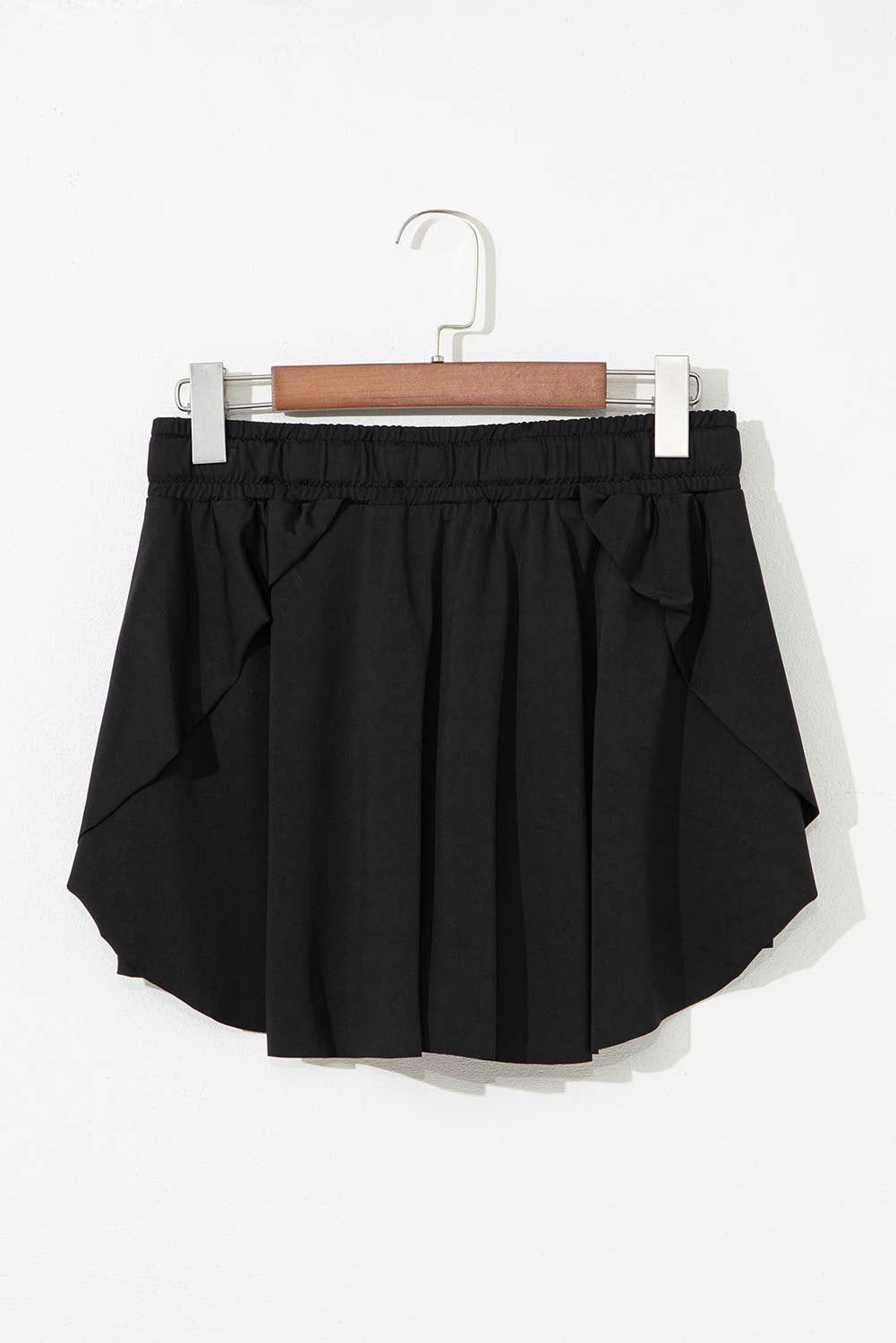 Drawstring High Waist Lined Tennis Skorts
