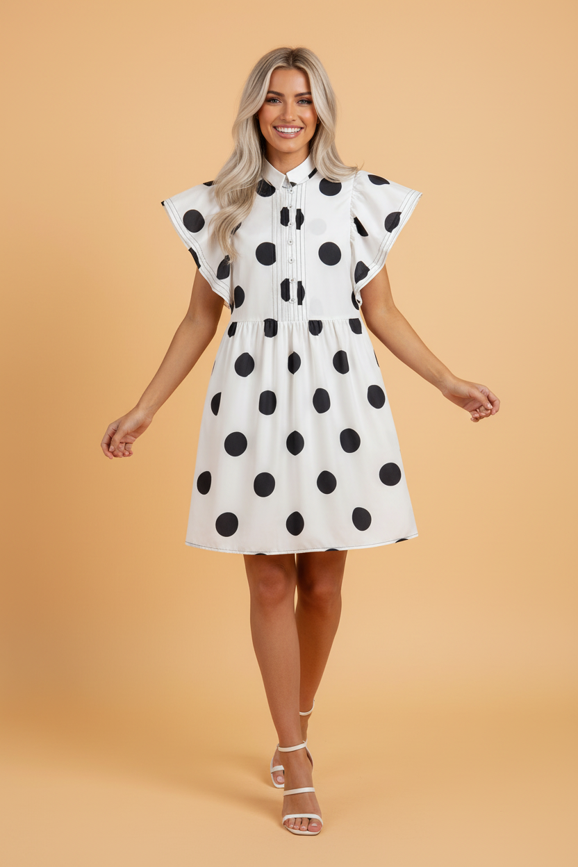 Sadie Polka Dot Dress