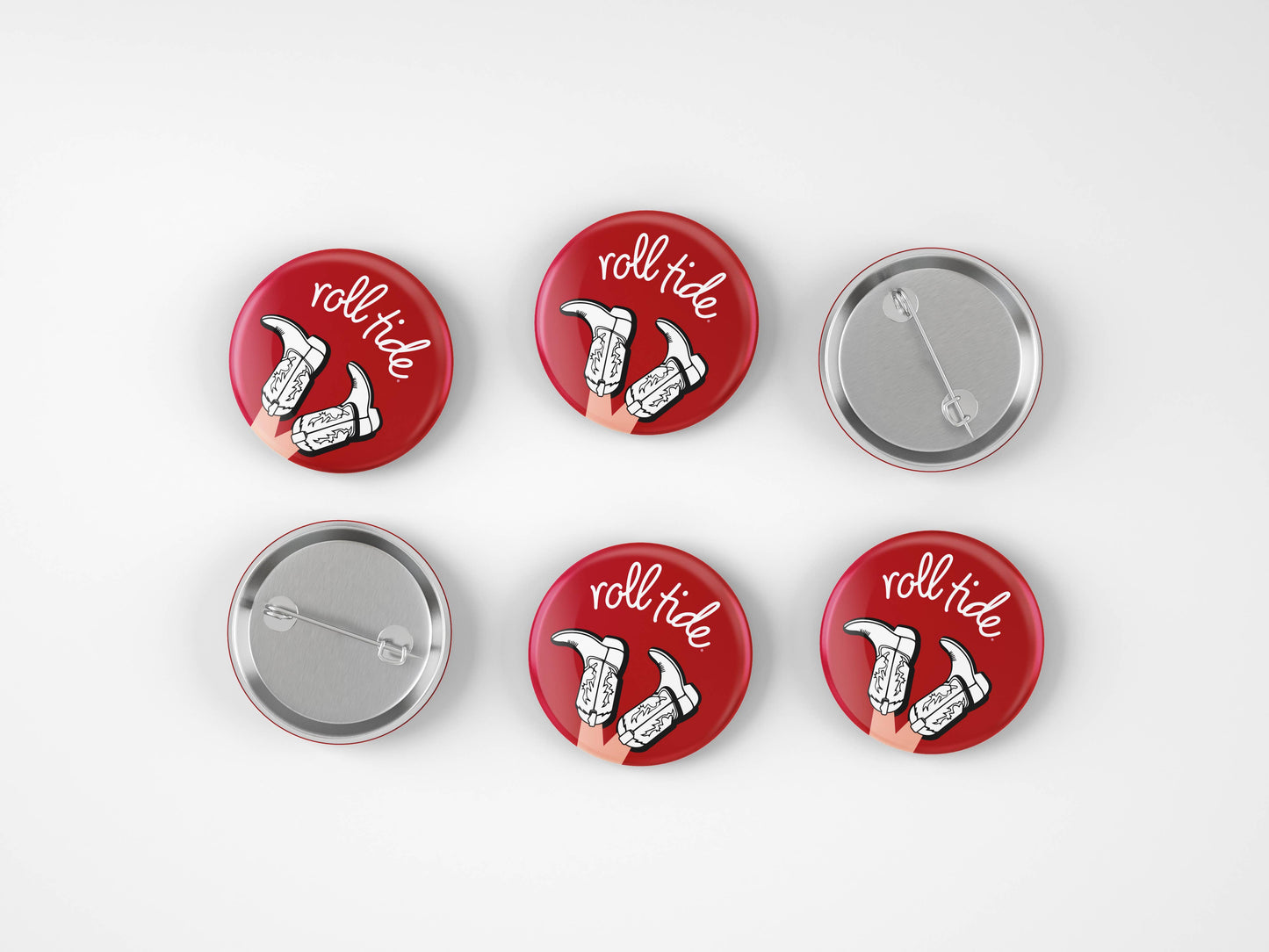 Alabama Boots Button