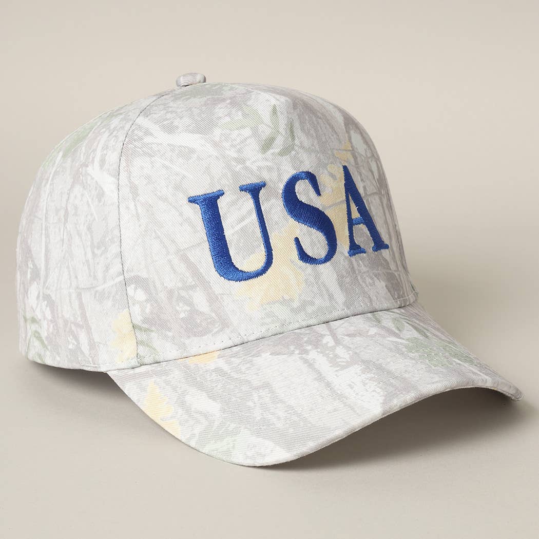 USA Camo Print Hat