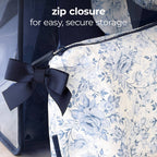 Case-Mate Something Navy Bow Crinkle Makeup Bag