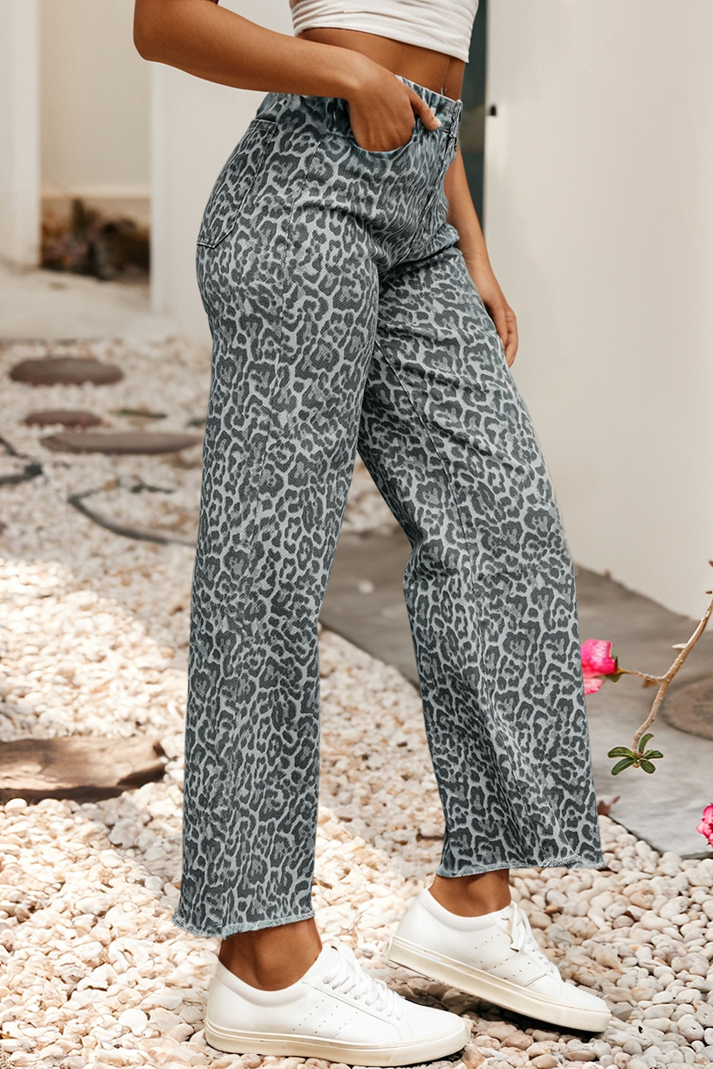 Spring Wide Leg High Waist Jeans