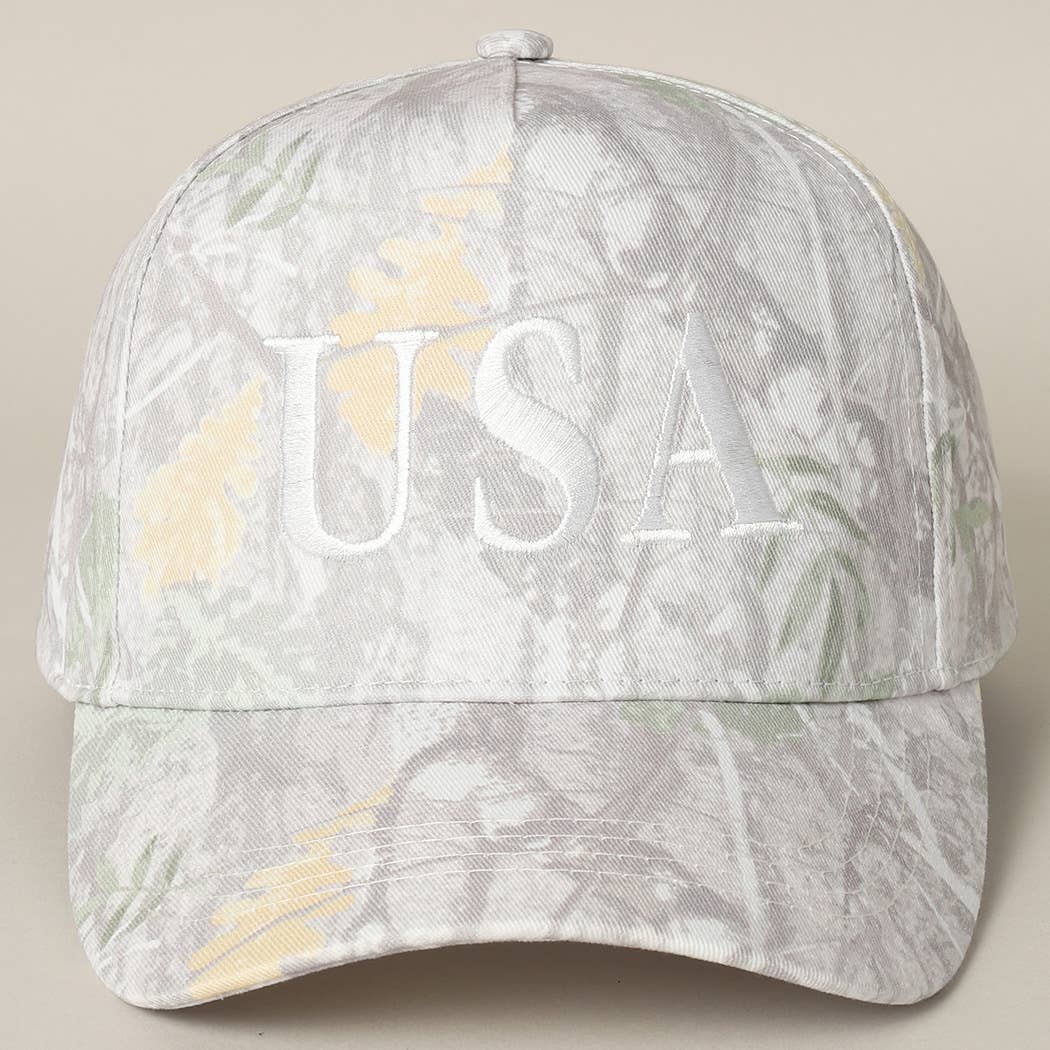 USA Camo Print Hat