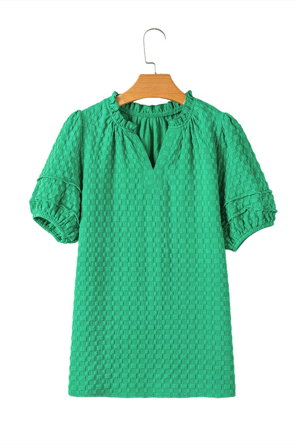 Grace Puff Sleeve V Neck Top