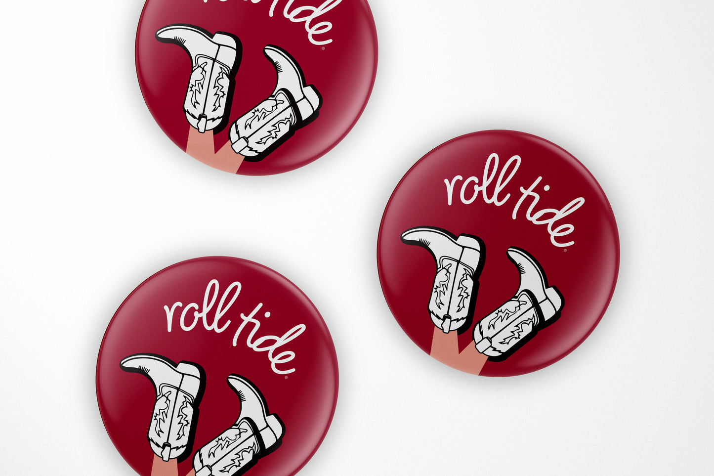 Alabama Boots Button