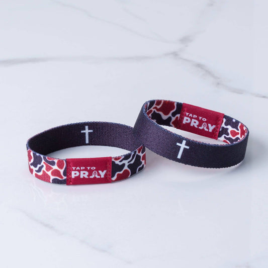 Tap 2 Pray Maroon & Black