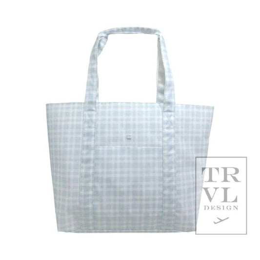 Jumbo Tote -Tote Pimlico Plaid Blue