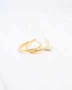 CH Hoop Earring Matte Gold