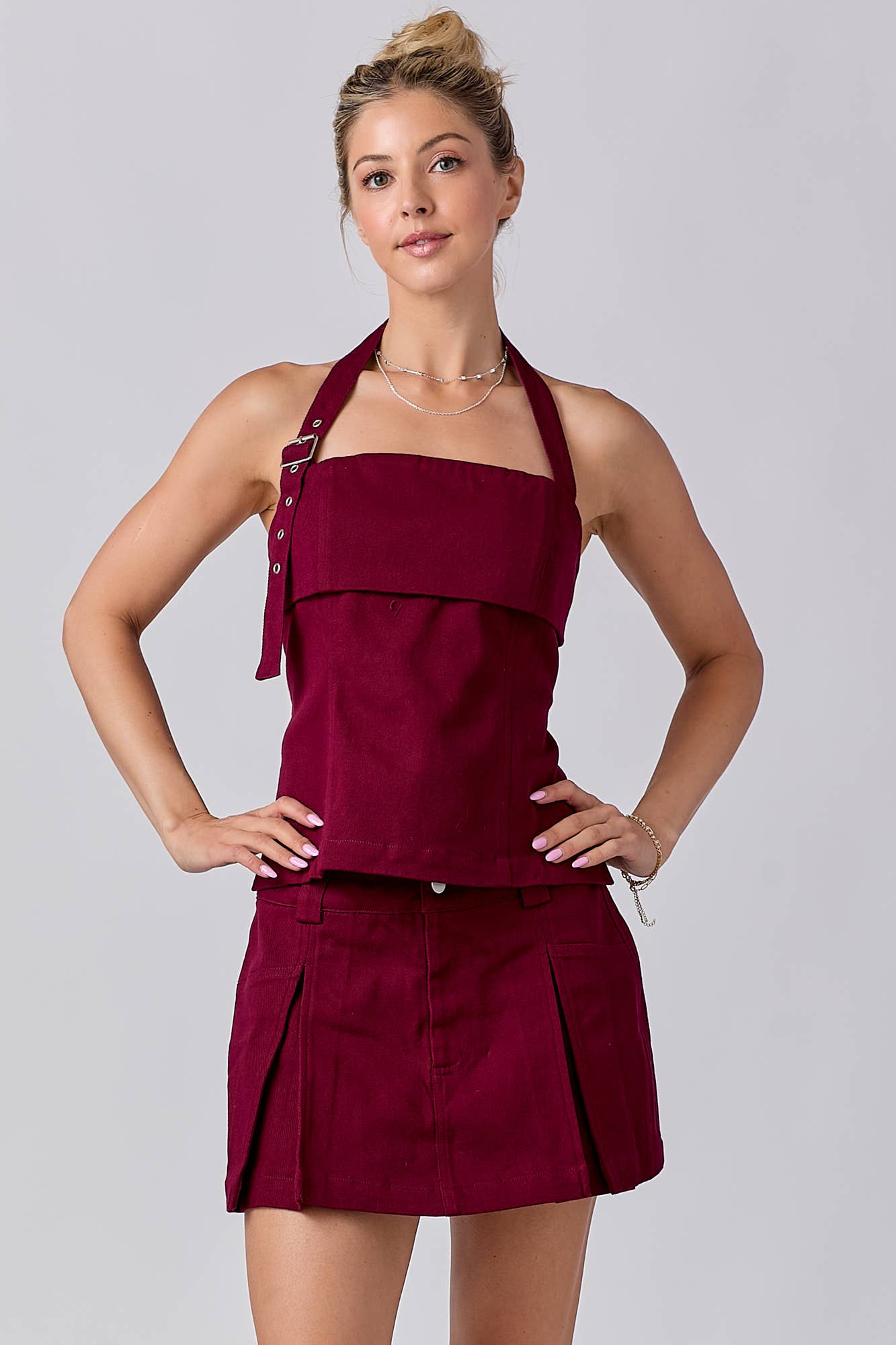 Gameday Two-Piece Square Neck Tank Top and Short