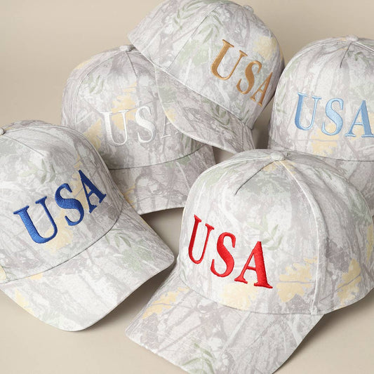 USA Camo Print Hat
