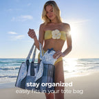 Case-Mate Something Navy Bow Crinkle Makeup Bag