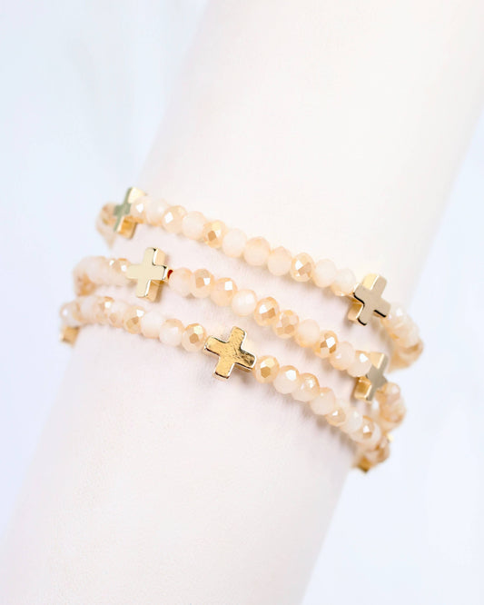 Riversprings Cross Beaded Bracelet