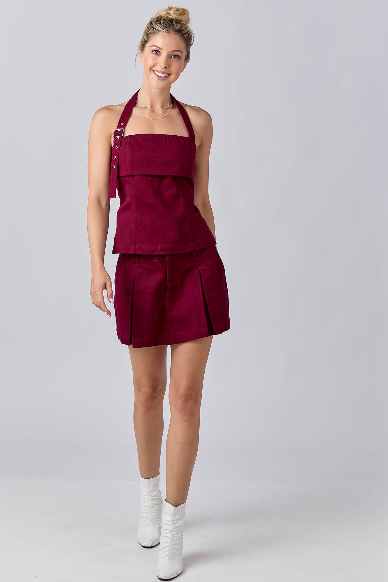 Gameday Two-Piece Square Neck Tank Top and Short