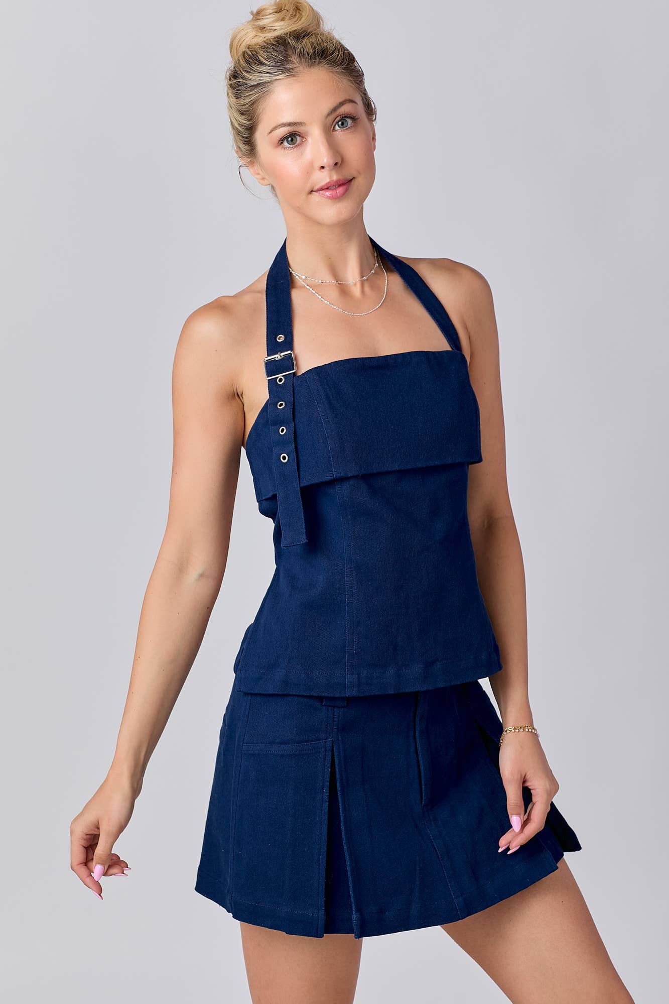 Gameday Two-Piece Square Neck Tank Top and Short