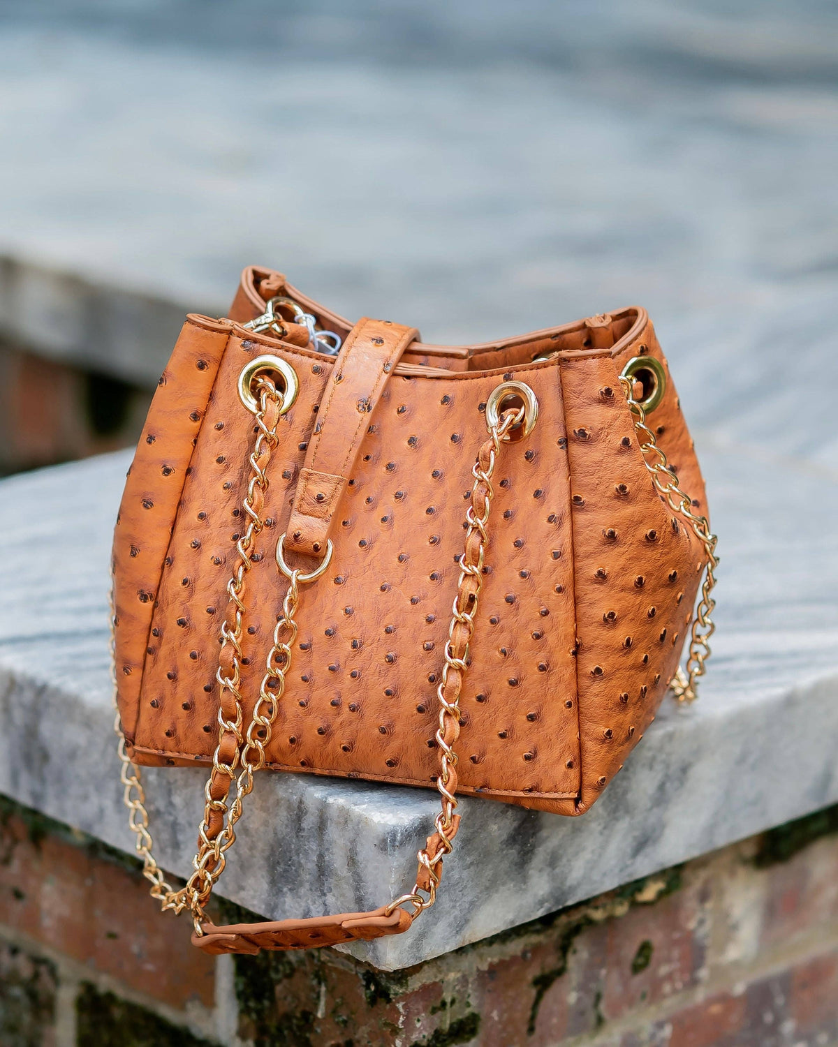 Lainey Mini Tote Saddle EO