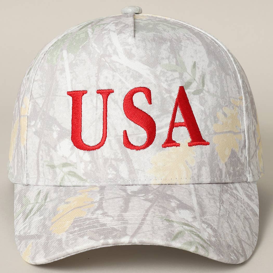 USA Camo Print Hat