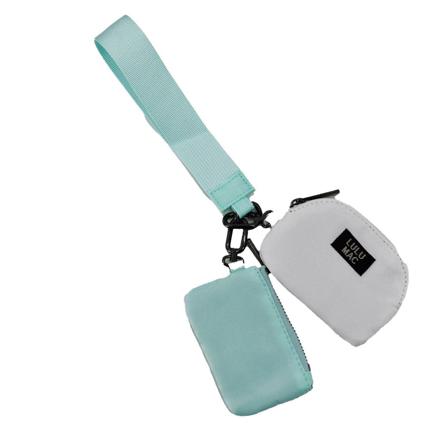 Mint/White Lulu Mac Wristlets