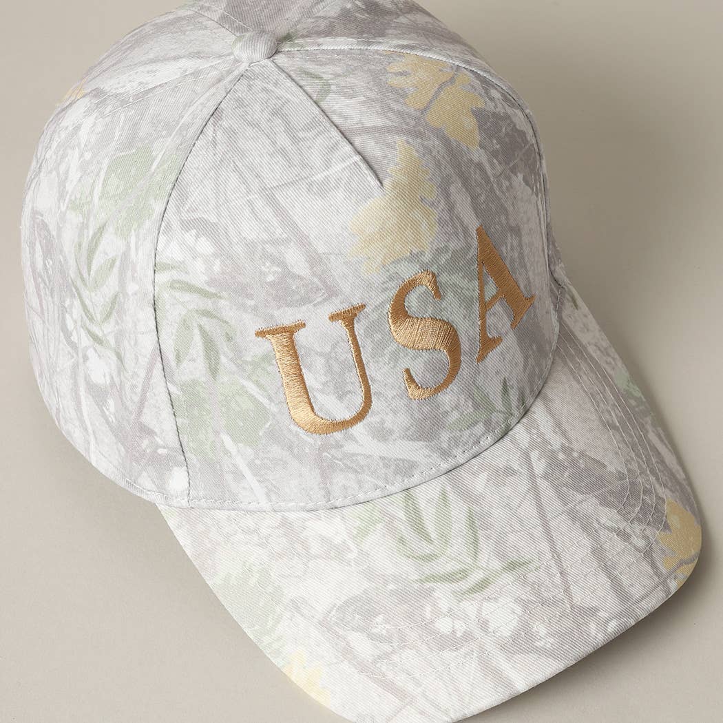 USA Camo Print Hat