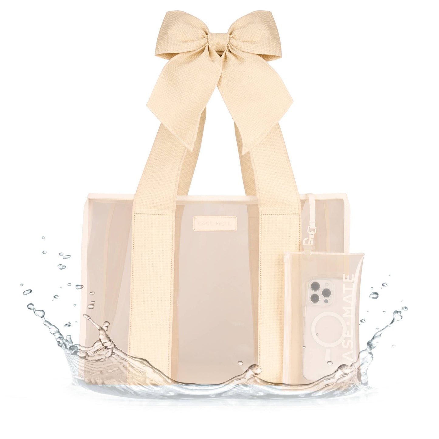 Case-Mate Ecru Raffia Tote Bag