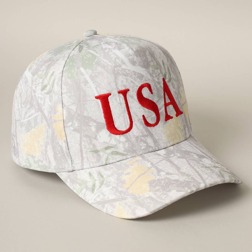 USA Camo Print Hat