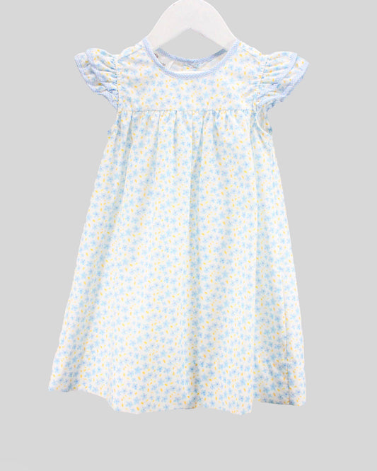 Blue Floral Bonnie Dress