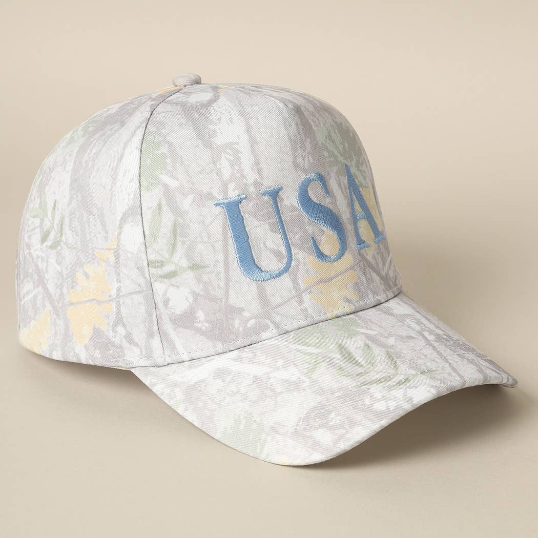 USA Camo Print Hat