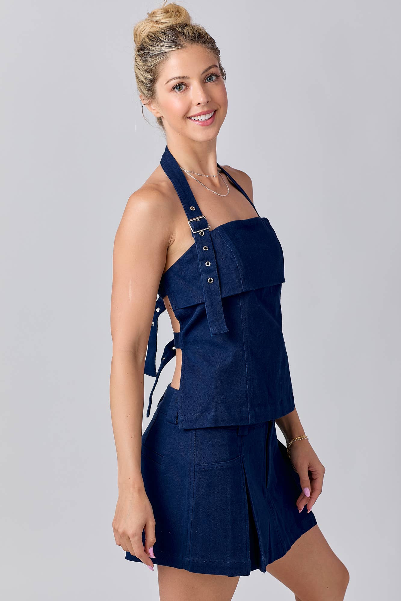 Gameday Two-Piece Square Neck Tank Top and Short
