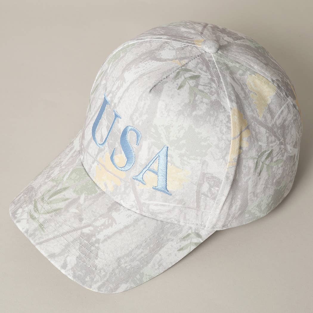 USA Camo Print Hat