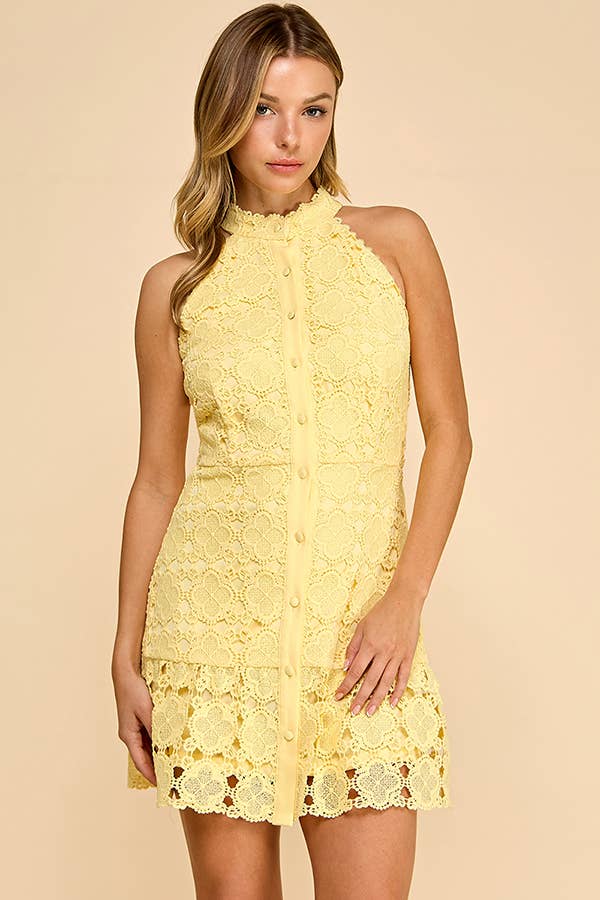 The Lace Ruffle Dress