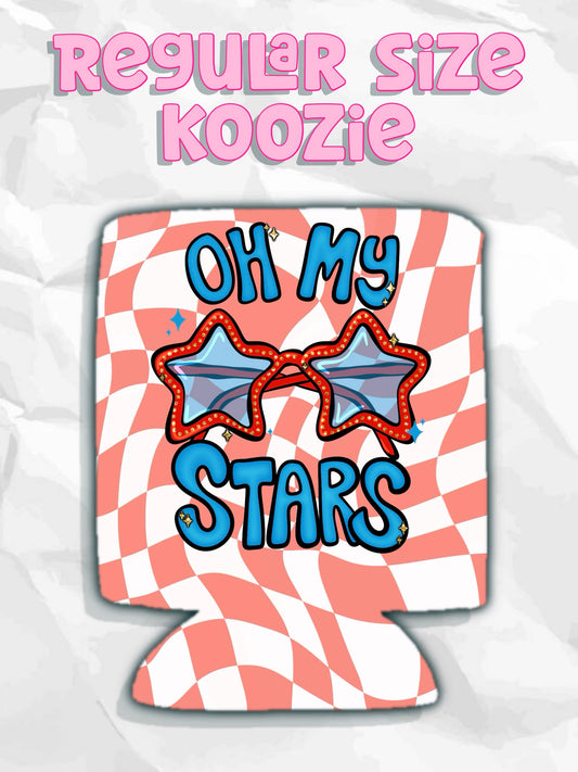Oh my stars patriotic koozies