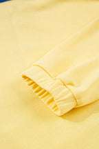 Block Patched Half Button Top and Shorts