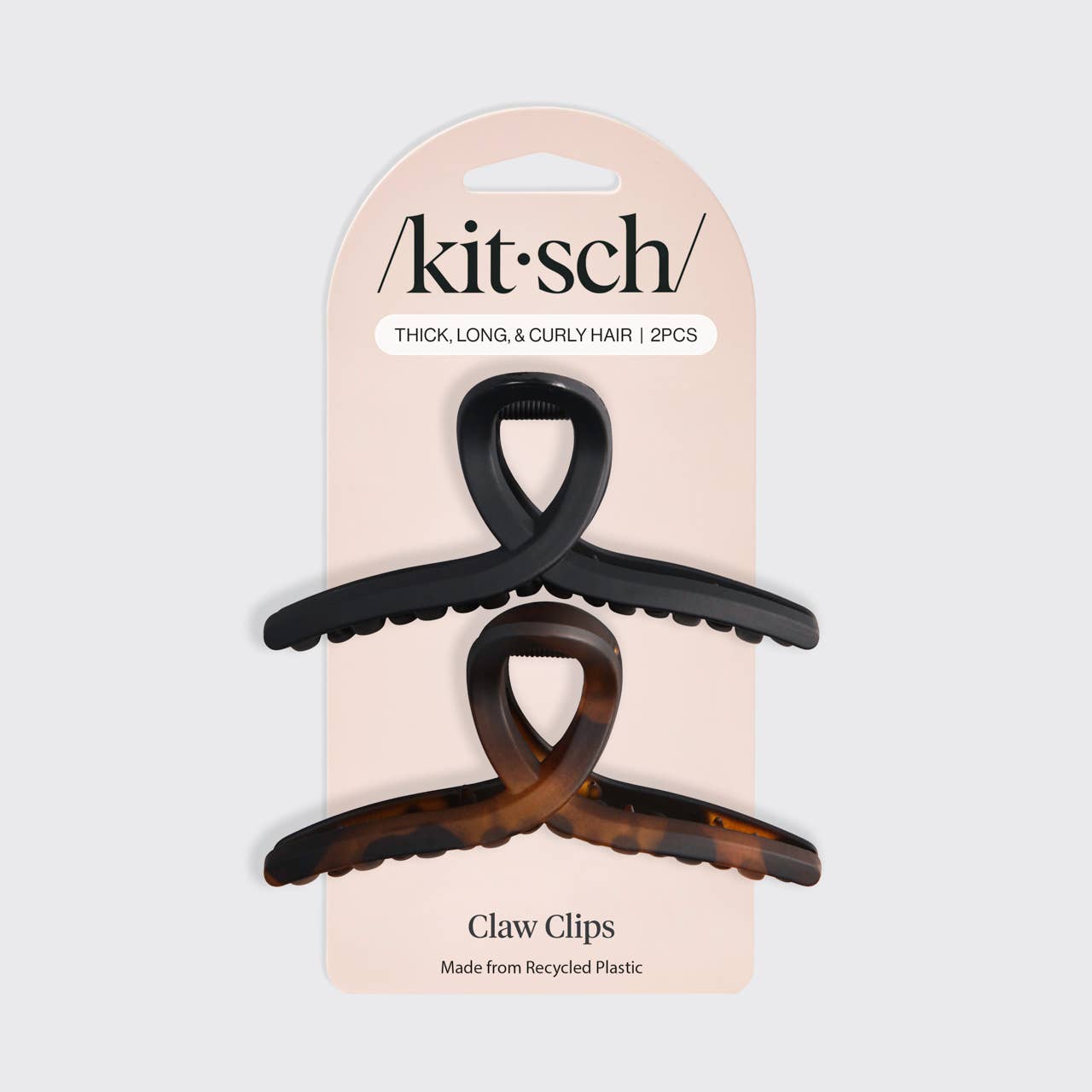 Recycled Plastic Large Loop Claw Clips
