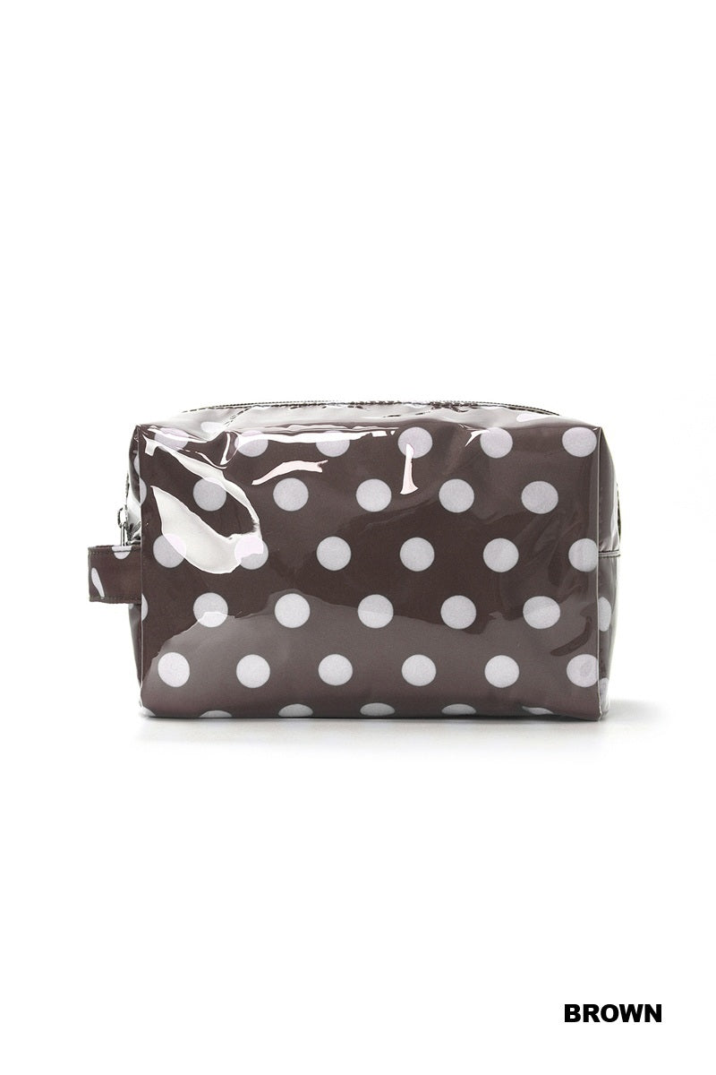 Polka Dot Cosmetic Bag